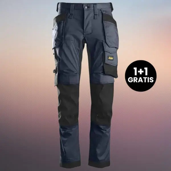 MenPro 2.0 | Stretch Arbeitshose Mit Holstertaschen ( 1+1 GRATIS) MOKKAKAI