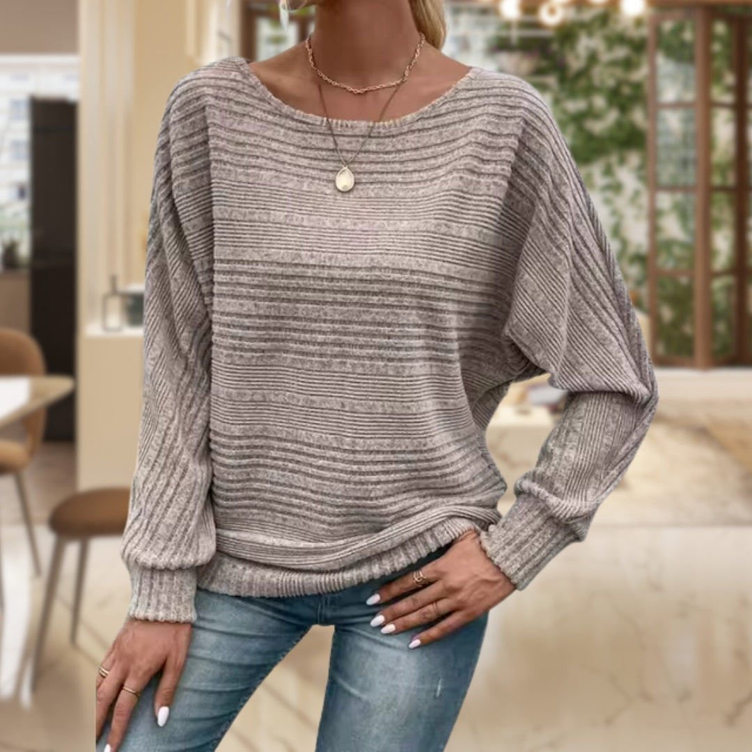 Anna - Texturierter Pullover für Damen MOKKAKAI