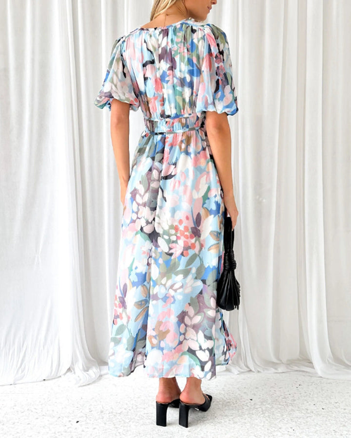 Carlotta™ | Elegantes Blumenkleid MOKKAKAI