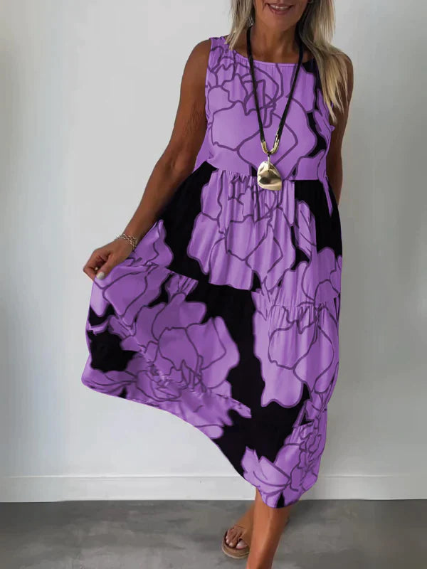 Kathleen™ | Off-Shoulder Kleid mit Druck MOKKAKAI