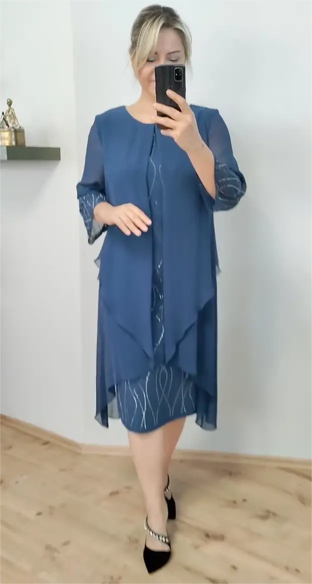 Modisches Chiffonkleid MOKKAKAI