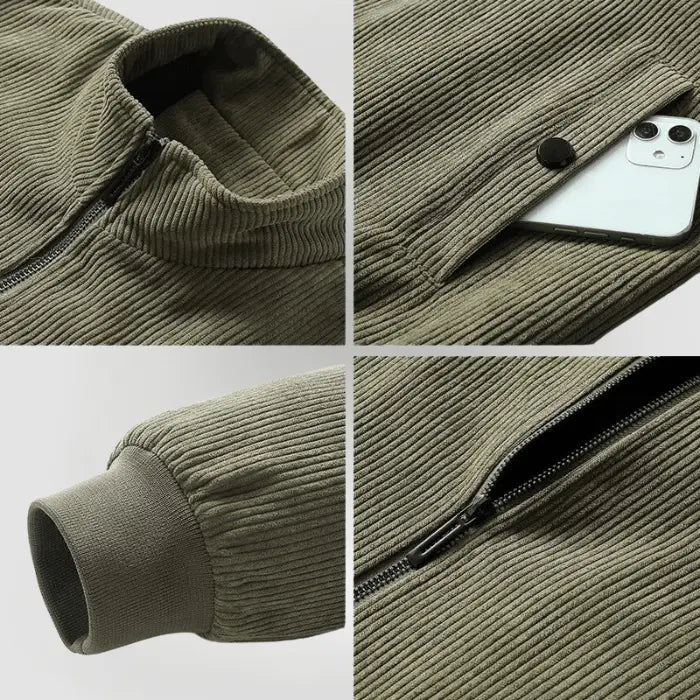 UDO - CORDJACKE MIT FLEECEFUTTER MOKKAKAI