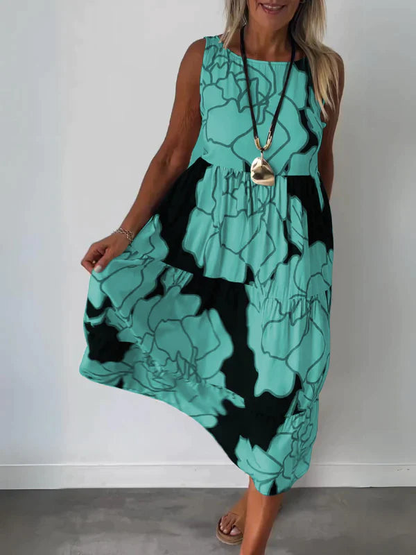 Kathleen™ | Off-Shoulder Kleid mit Druck MOKKAKAI