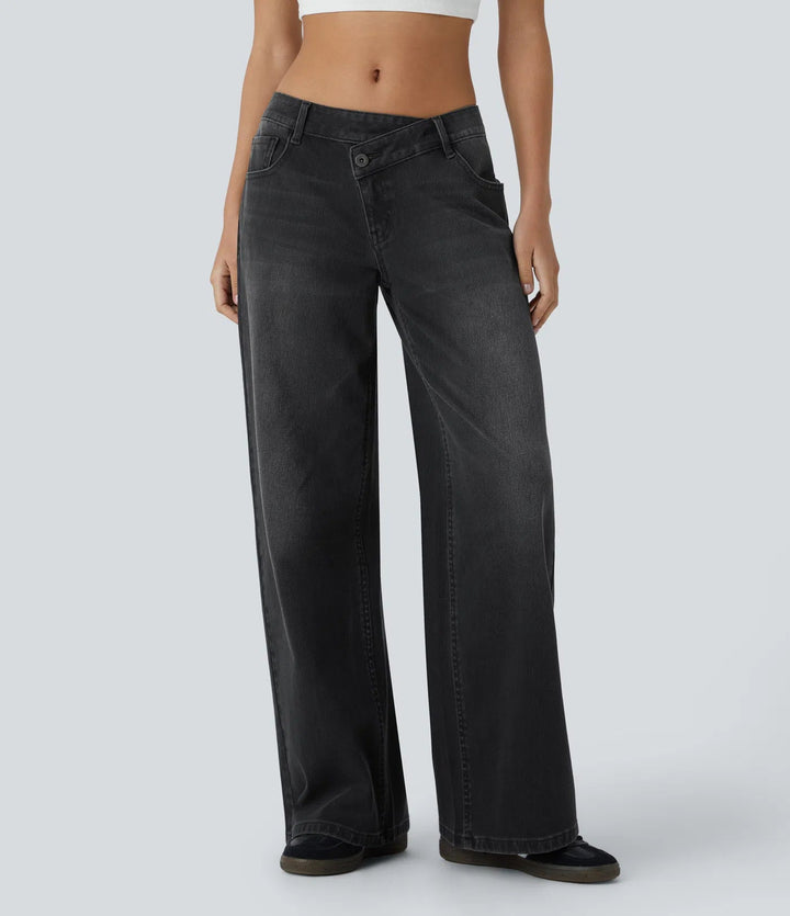 Giorgina Flex™ – Baggy Jeans mit tiefer Taille & lockerem Schnitt MOKKAKAI