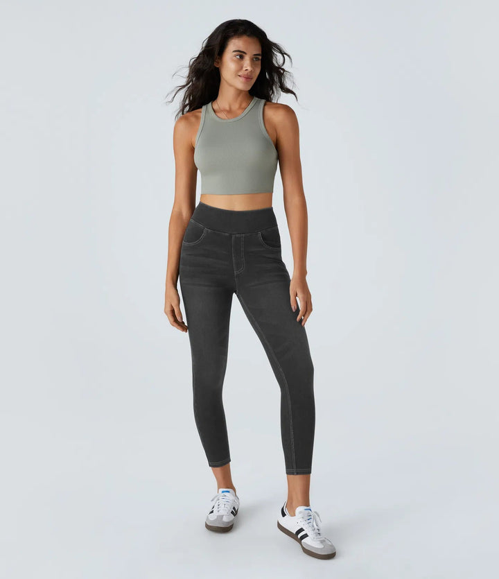Mariola™ Jeans – Komfort und Stil vereint in einer modernen 7/8-Leggings MOKKAKAI