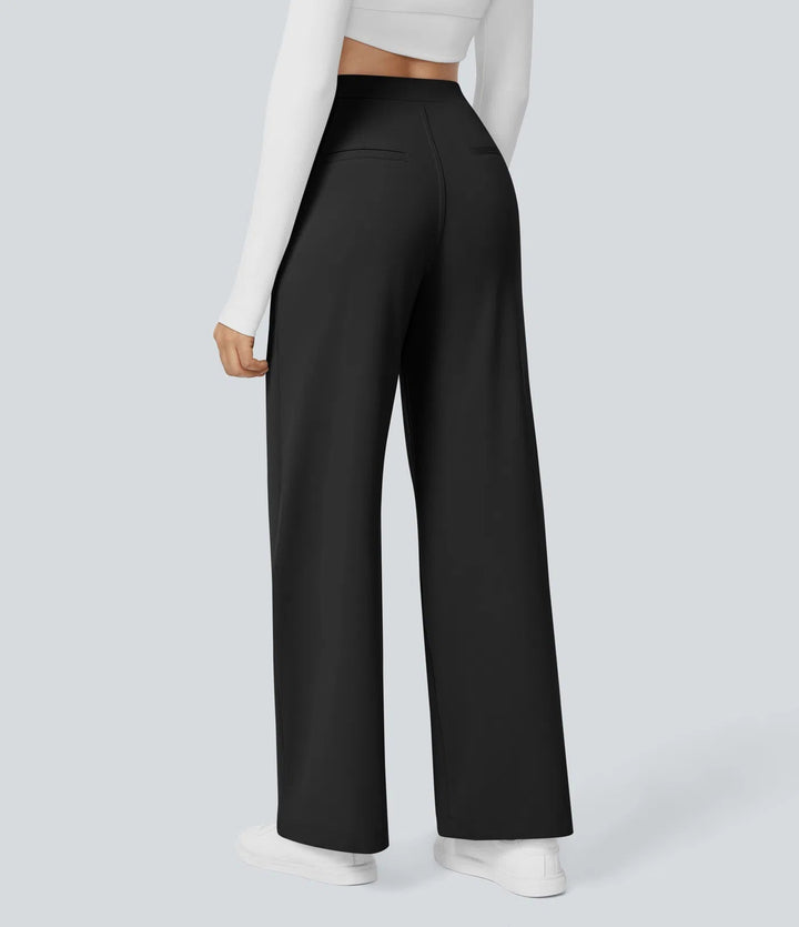 Bianca Linea™ – Plissierti Stretch-Stoffhose mit Stil & Bewegigsfreiheite MOKKAKAI