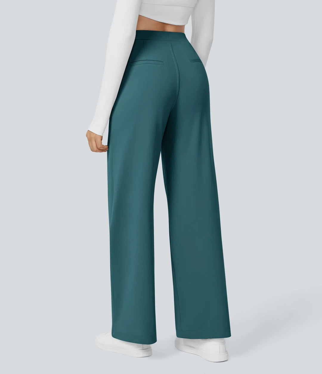 Bianca Linea™ – Plissierti Stretch-Stoffhose mit Stil & Bewegigsfreiheite MOKKAKAI