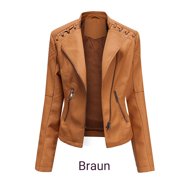 ✨Jacke aus Gewaschenem Lammleder✨kostenlose Lieferung MOKKAKAI