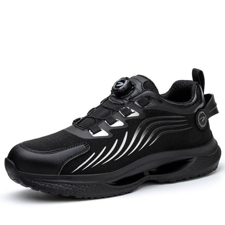 SteelfootSteg™ Ultraleichte, langlebige Schutzschuhe mit Stahlkappe und drehbarer Schnalle MOKKAKAI