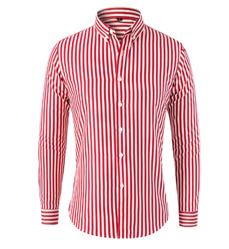 Chemise élégante à rayures MOKKAKAI