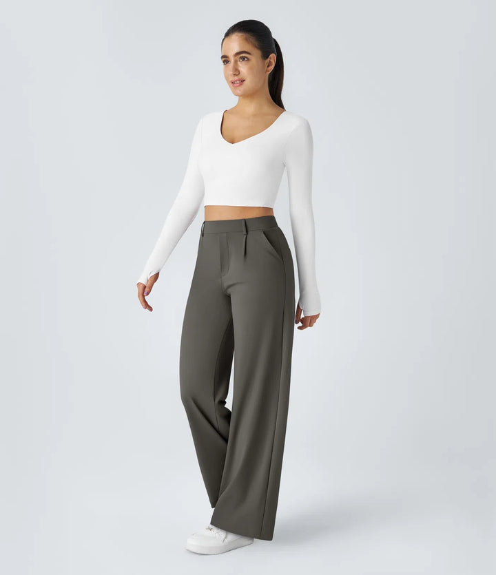 Carla™ – D’elegante und bequemi Stoffhose für jede Glegeheit MOKKAKAI