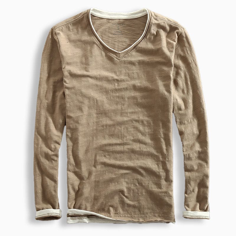 Riku™ | Baumwoll Langarm-Shirt MOKKAKAI