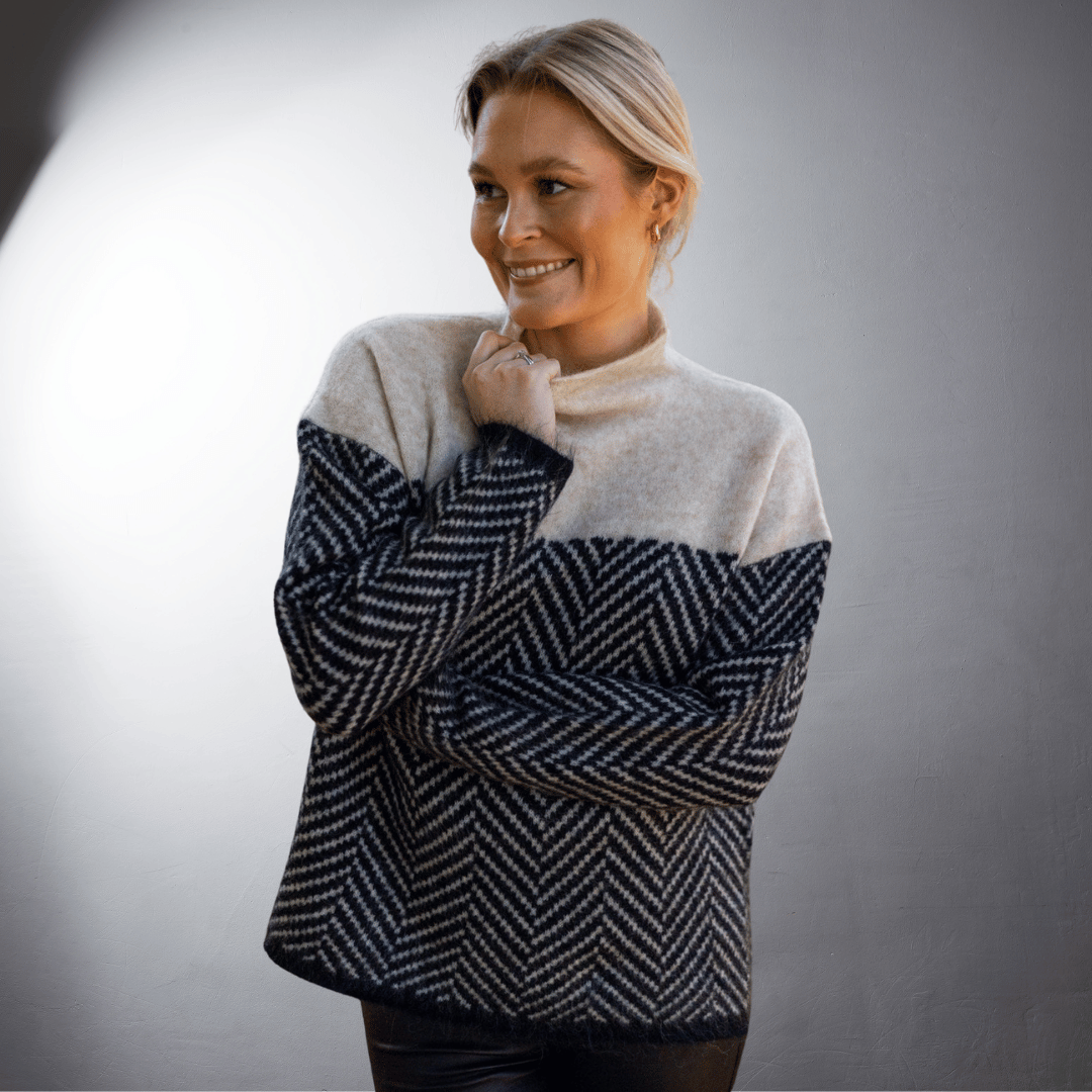 Ebba | Nachhaltiger Rollkragenpullover aus Baumwolle MOKKAKAI