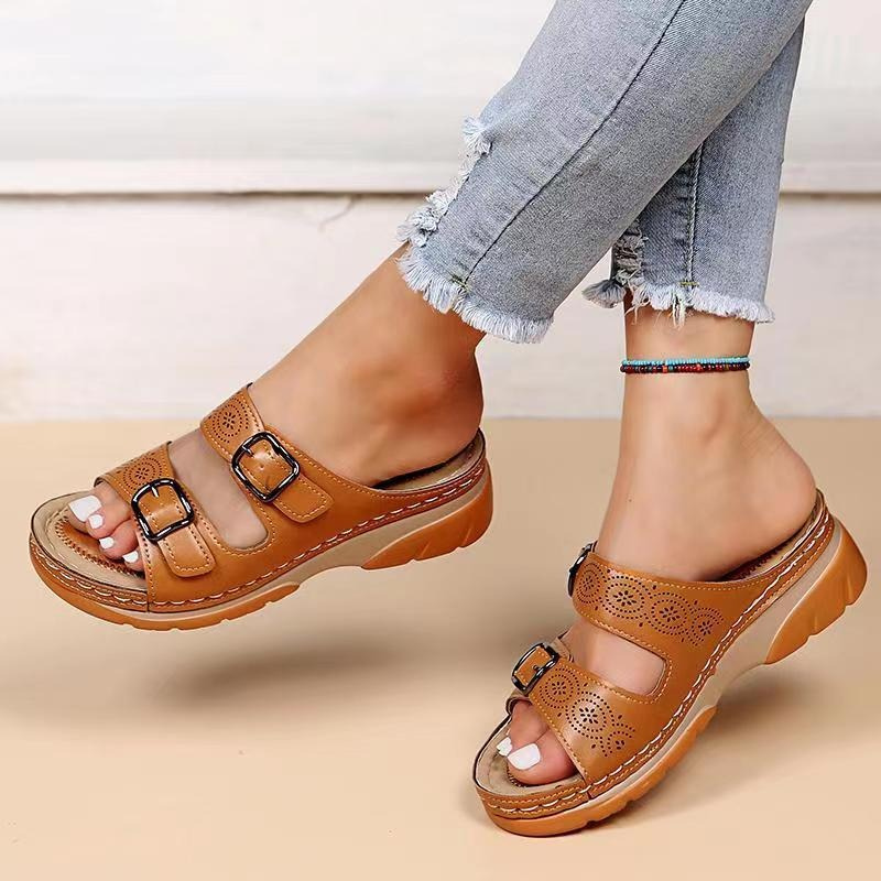 Liv™ | Orthopädische Sandalen aus Leder – Ansicht 1