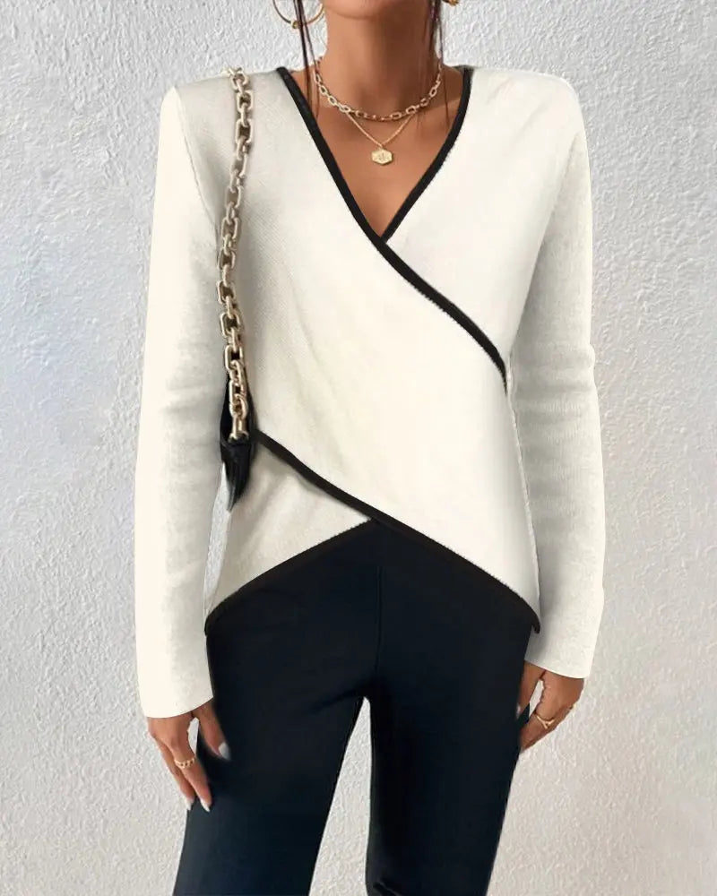 ChicWrap™ Cache-Cœur Oberteil | Moderne Eleganz und Komfort MOKKAKAI