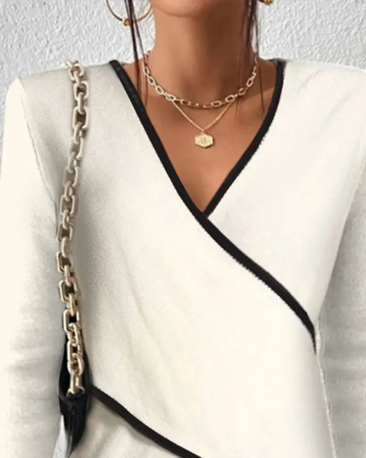 ChicWrap™ Cache-Cœur Oberteil | Moderne Eleganz und Komfort MOKKAKAI
