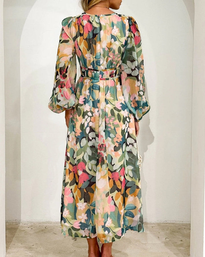 Carlotta™ | Elegantes Blumenkleid MOKKAKAI