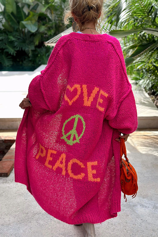 Bunte™ | Strickjacke "Love" MOKKAKAI