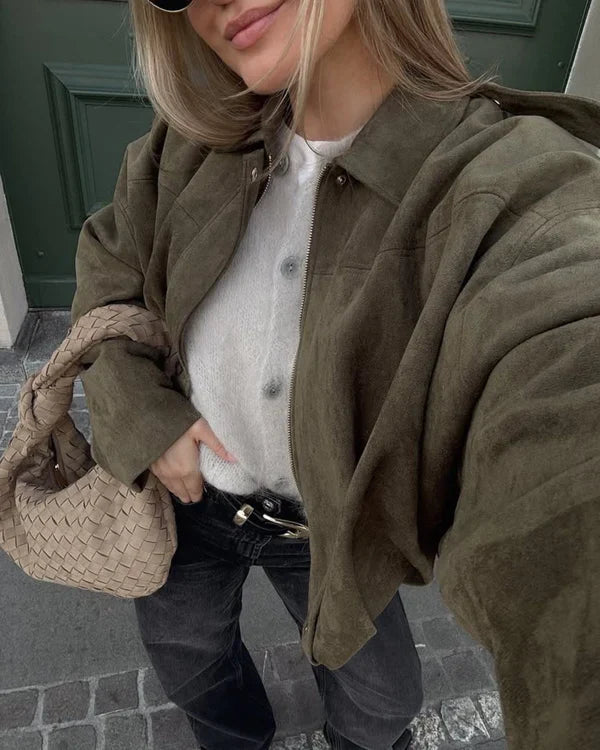 Lumière™ – Stilvoller Suede-Bomber für jede Saison MOKKAKAI