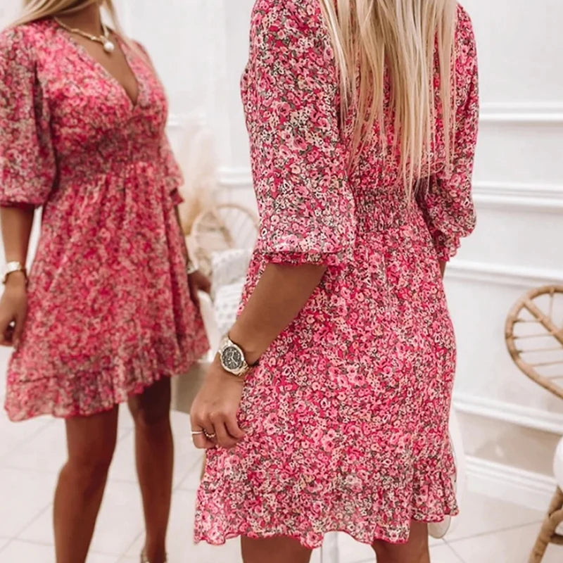 Ibiza™ | Kleid mit Blumendruck MOKKAKAI