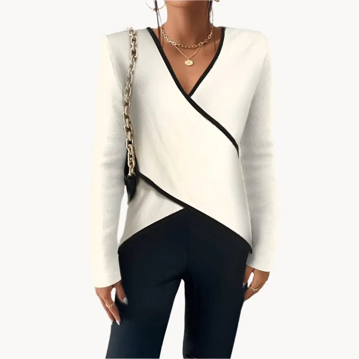 ChicWrap™ Cache-Cœur Oberteil | Moderne Eleganz und Komfort MOKKAKAI