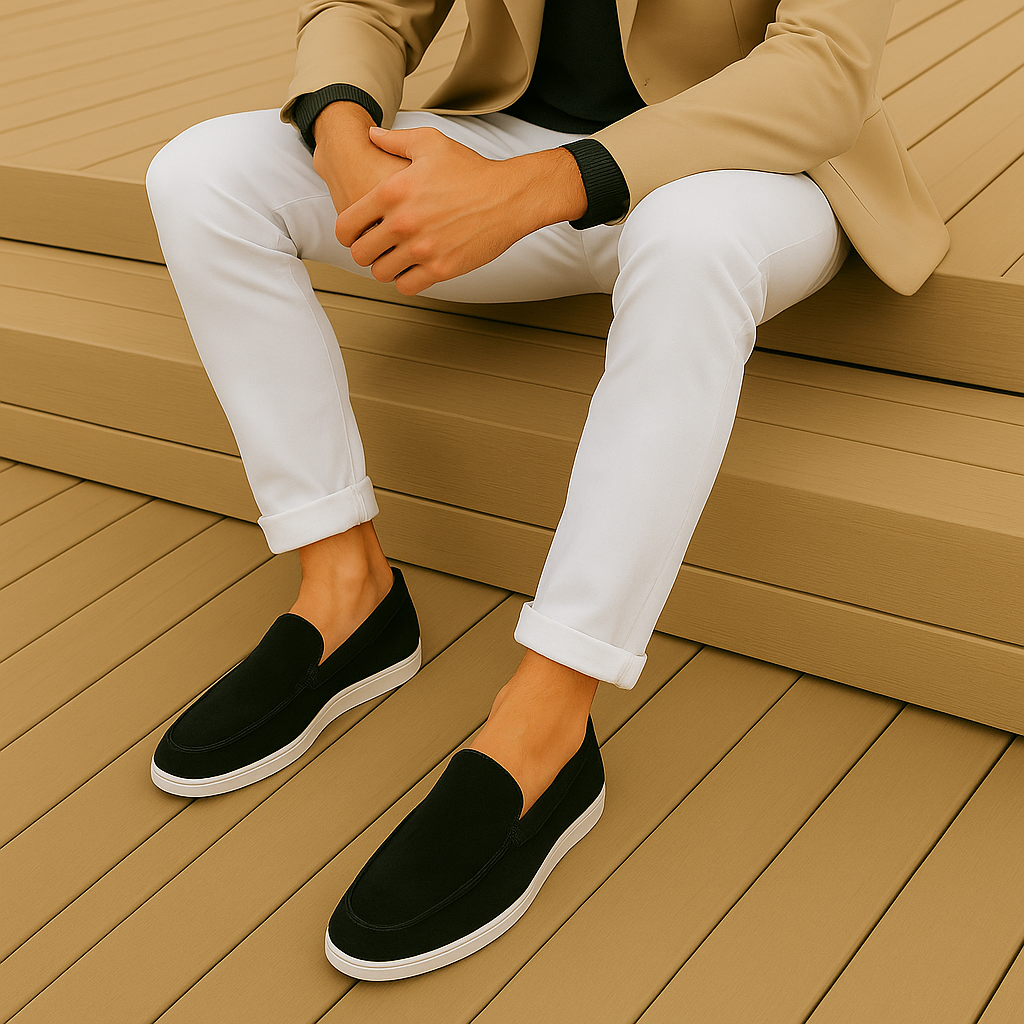 Mocassins élégants en daim MOKKAKAI