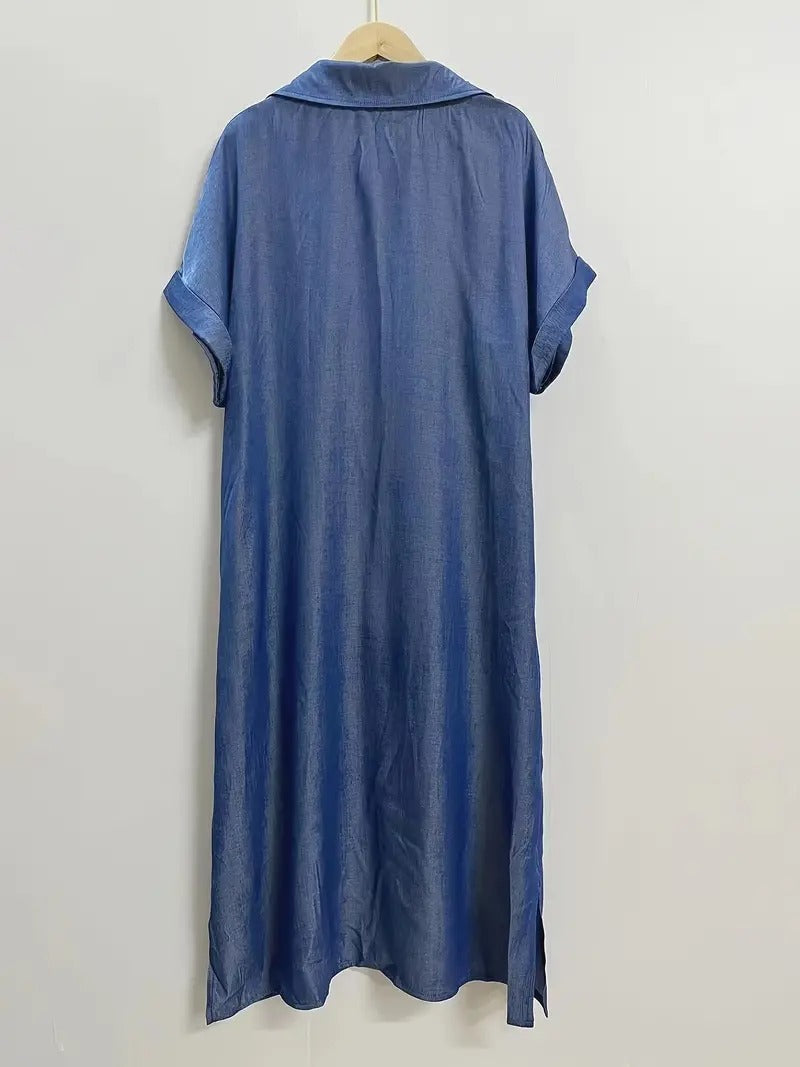Nina™ | Hemdkleid mit festen Taschen MOKKAKAI