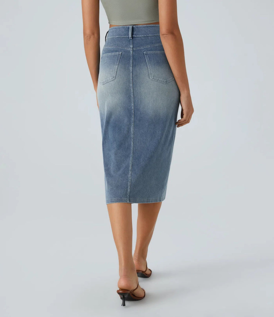 Allegra Blu™ – Midi-Jeansrock mit Charme & Komfort MOKKAKAI