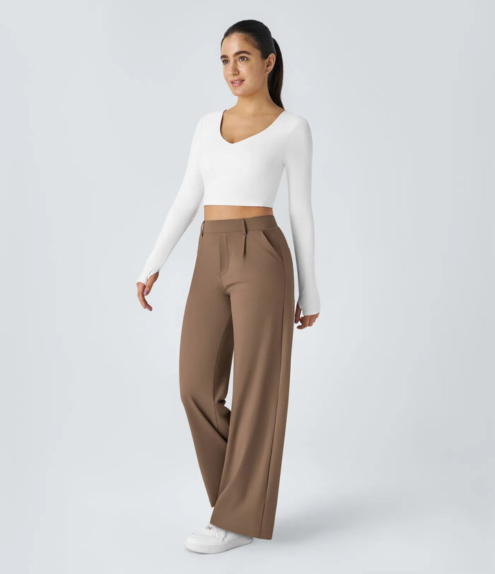 Carla™ – D’elegante und bequemi Stoffhose für jede Glegeheit MOKKAKAI