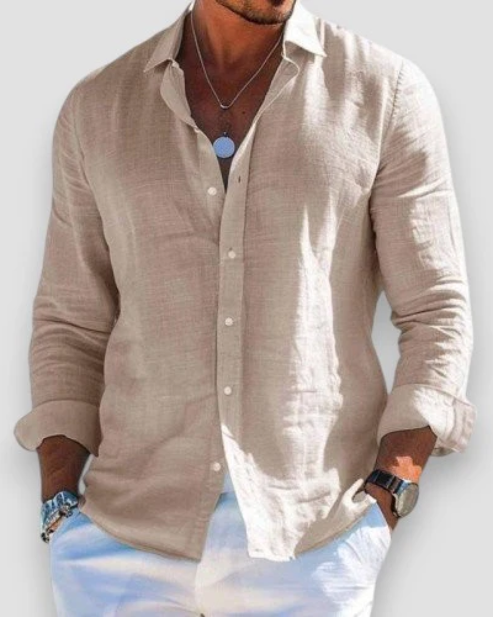Chemise décontractée pour hommes MOKKAKAI