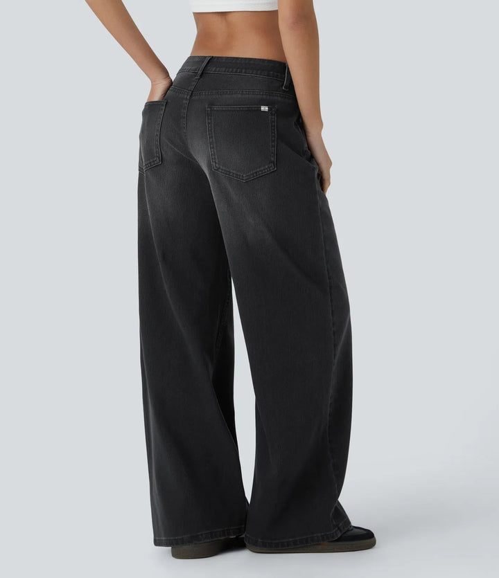 Giorgina Flex™ – Baggy Jeans mit tiefer Taille & lockerem Schnitt MOKKAKAI