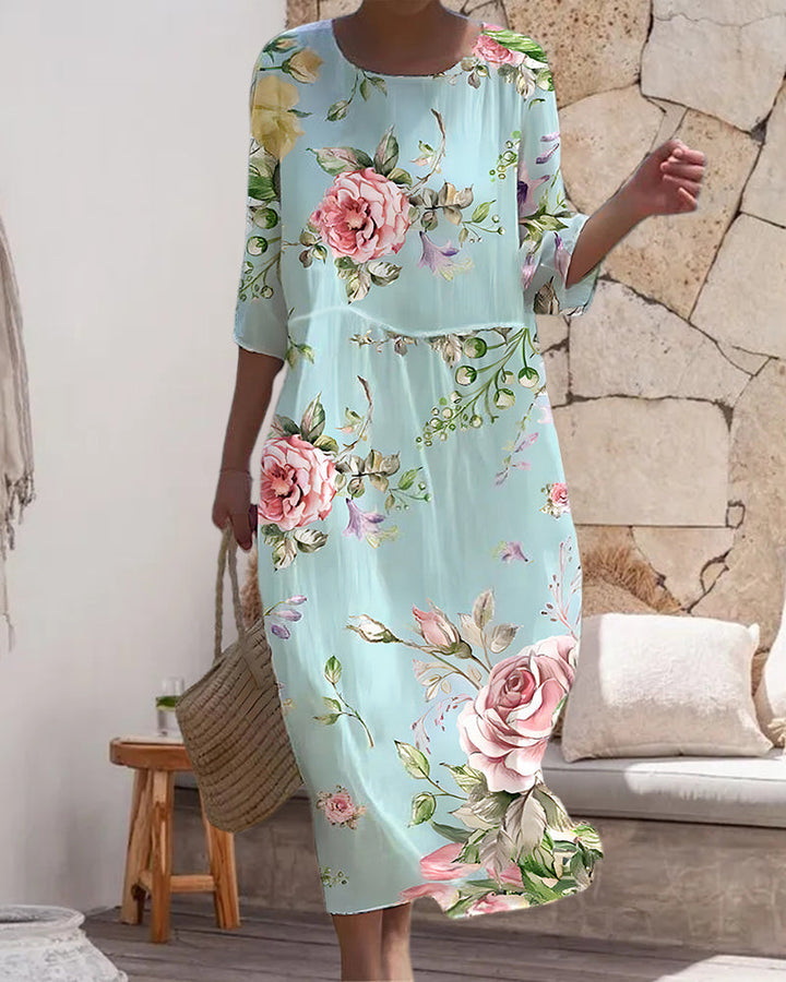 Miriana™ | Elegantes Blumenkleid MOKKAKAI