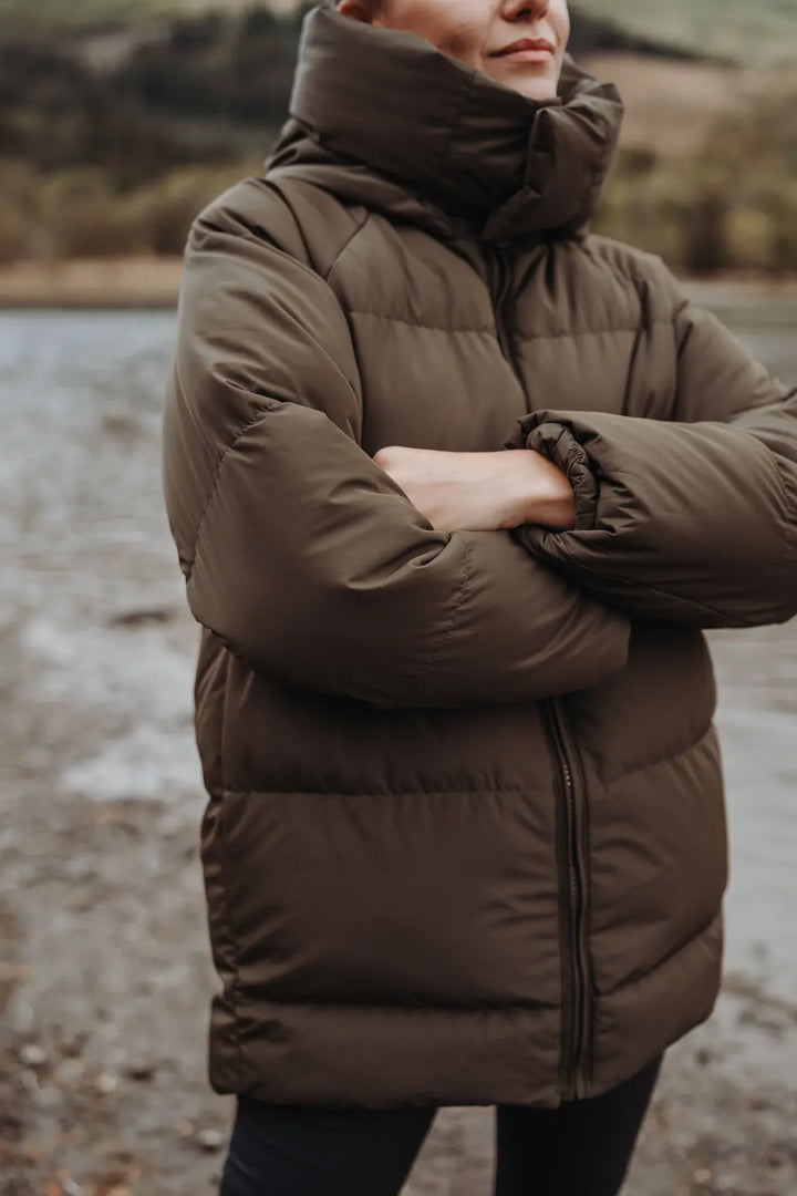 Villars - Steppjacke mit Kapuze (Khaki) MOKKAKAI