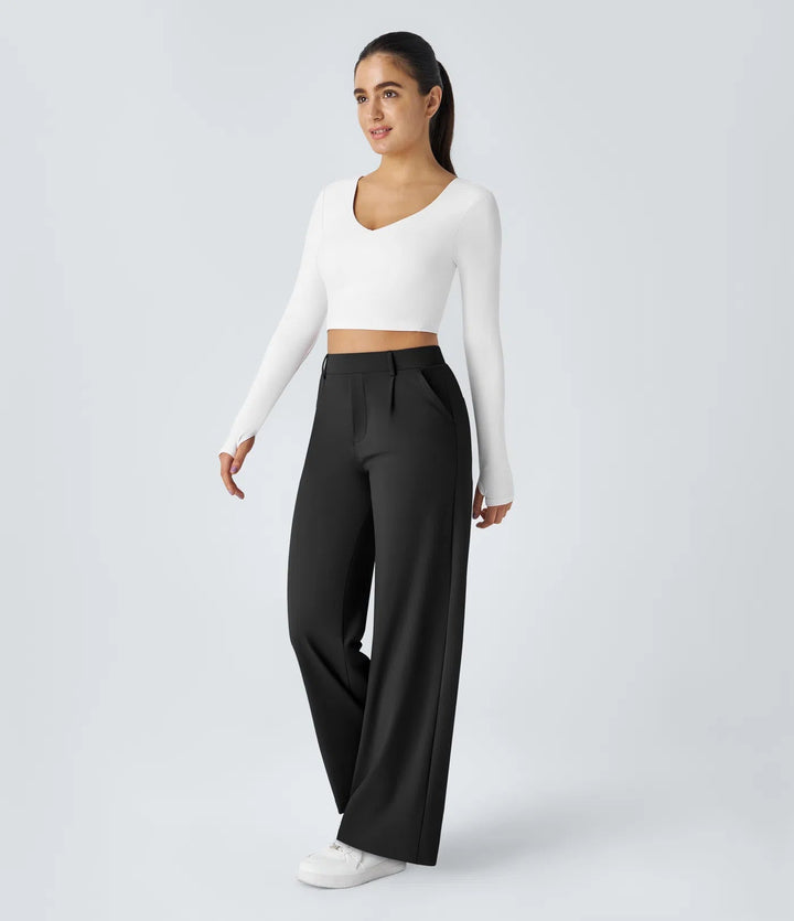 Carla™ – D’elegante und bequemi Stoffhose für jede Glegeheit MOKKAKAI