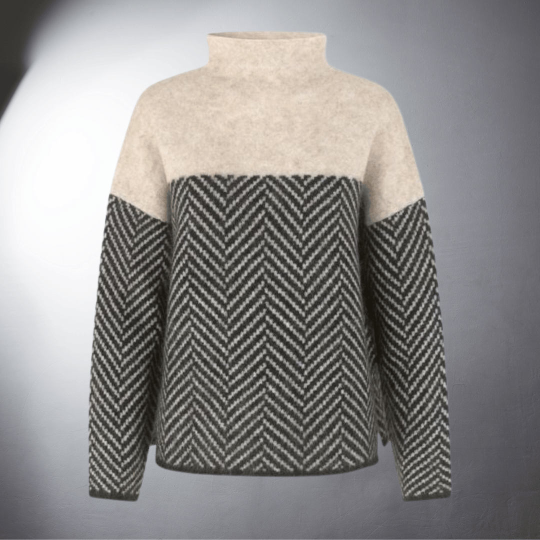 Ebba | Nachhaltiger Rollkragenpullover aus Baumwolle MOKKAKAI