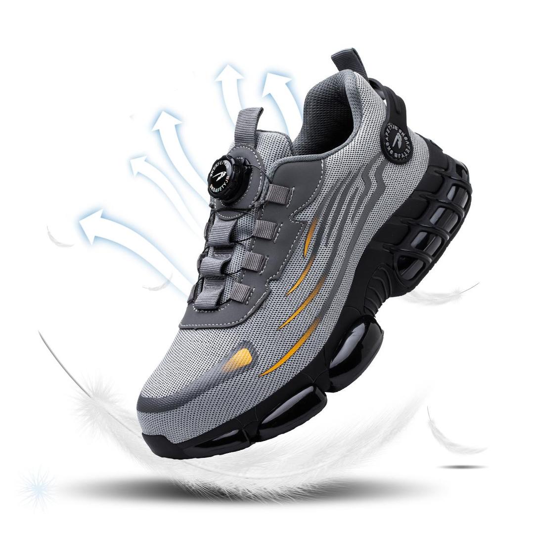 SteelfootSteg™ Ultraleichte, langlebige Schutzschuhe mit Stahlkappe und drehbarer Schnalle MOKKAKAI