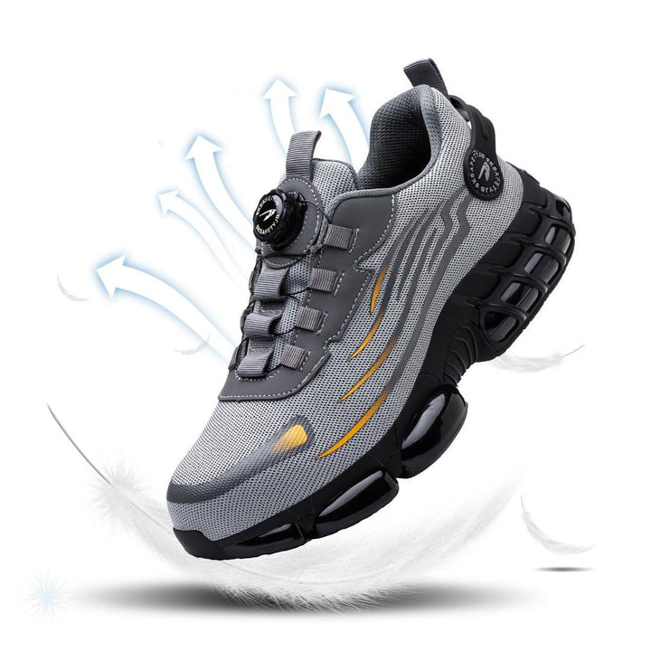 SteelfootSteg™ Ultraleichte, langlebige Schutzschuhe mit Stahlkappe und drehbarer Schnalle MOKKAKAI