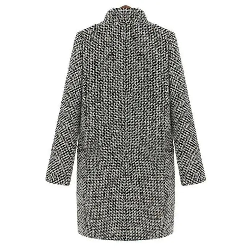 UrbanHoundstooth™ Mantel | Klassische Eleganz mit Modernem Twist MOKKAKAI