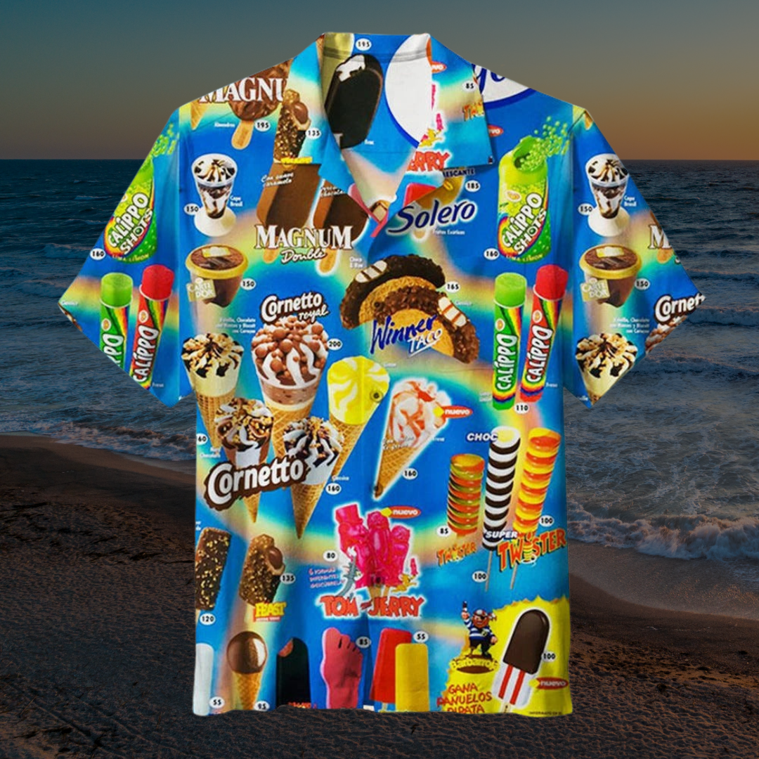 Retro™ | Eiscreme Shirt – Ansicht 1