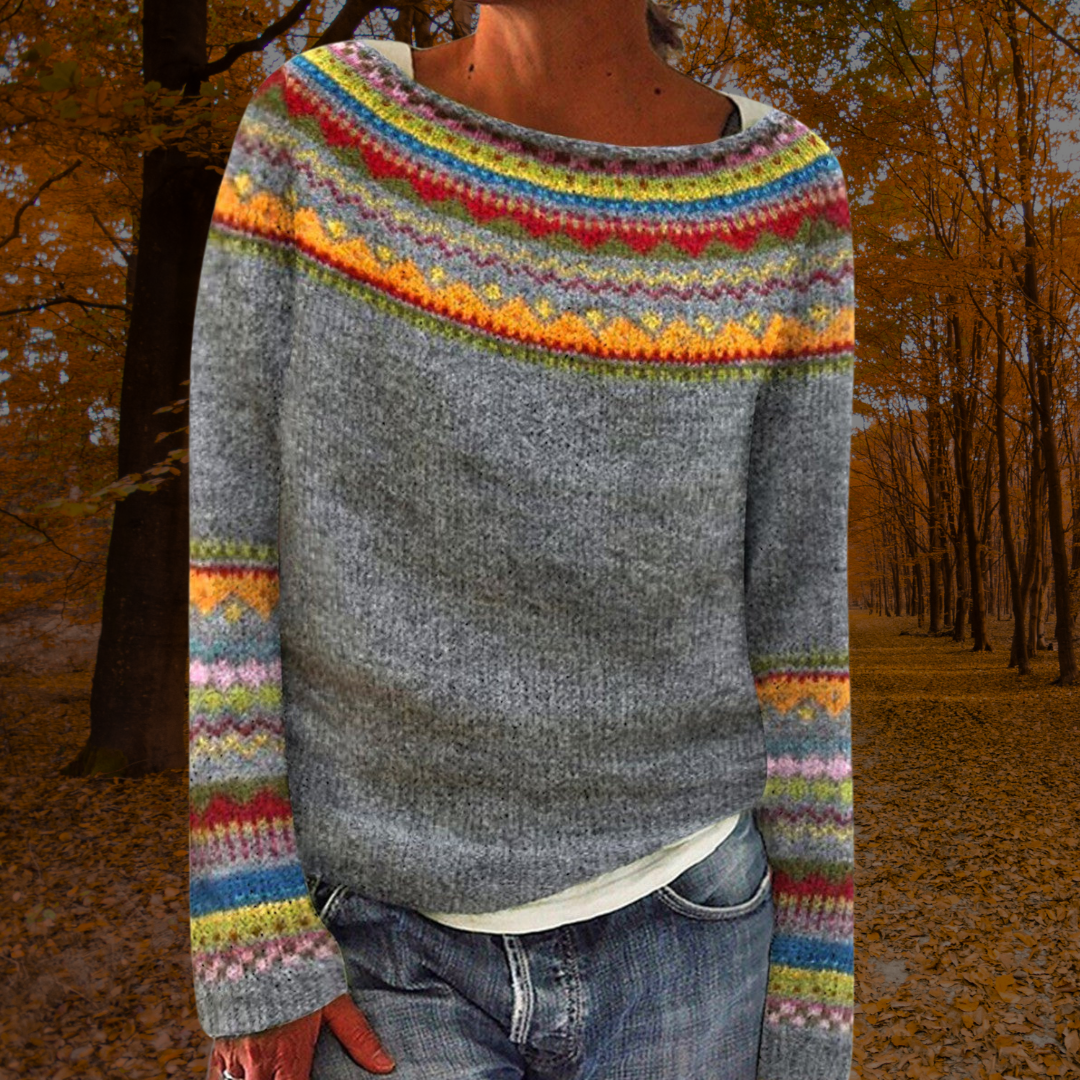 Kirra - Retro-Strickpullover für Damen MOKKAKAI