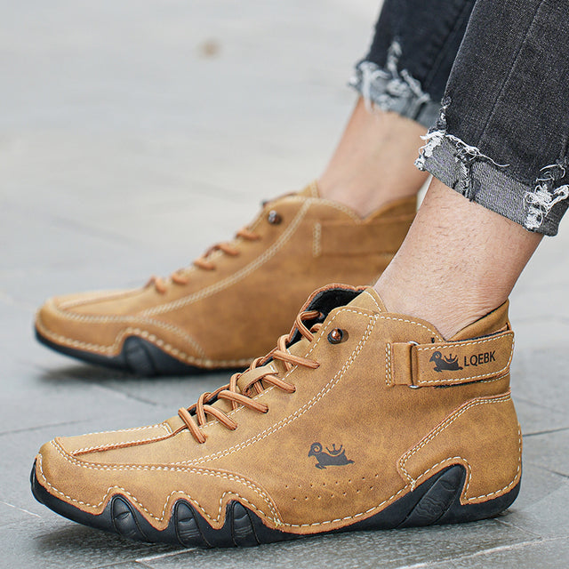 Ultra - Bequemer Rutschfester Barfußschuh Aus Echtem Leder (Unisex) – Ansicht 1