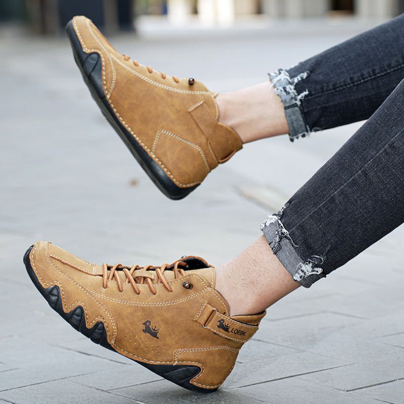 Ultra - Bequemer Rutschfester Barfußschuh Aus Echtem Leder (Unisex) – Ansicht 8