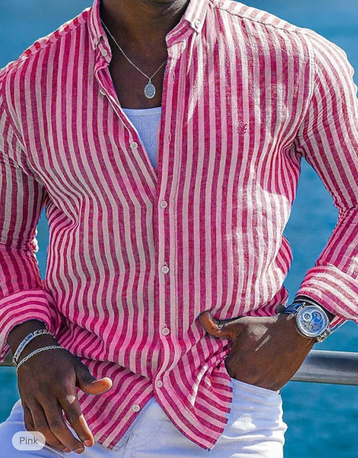 Pius™ | Modisches Linen-Style Hemd MOKKAKAI