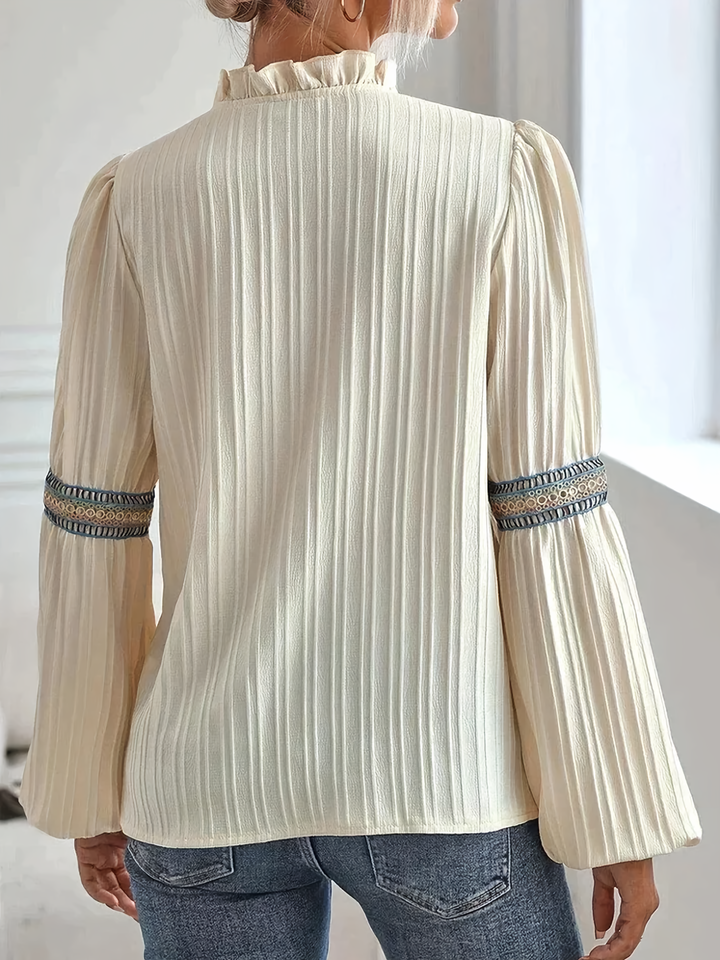 Cora™ | Spitze Damenbluse MOKKAKAI
