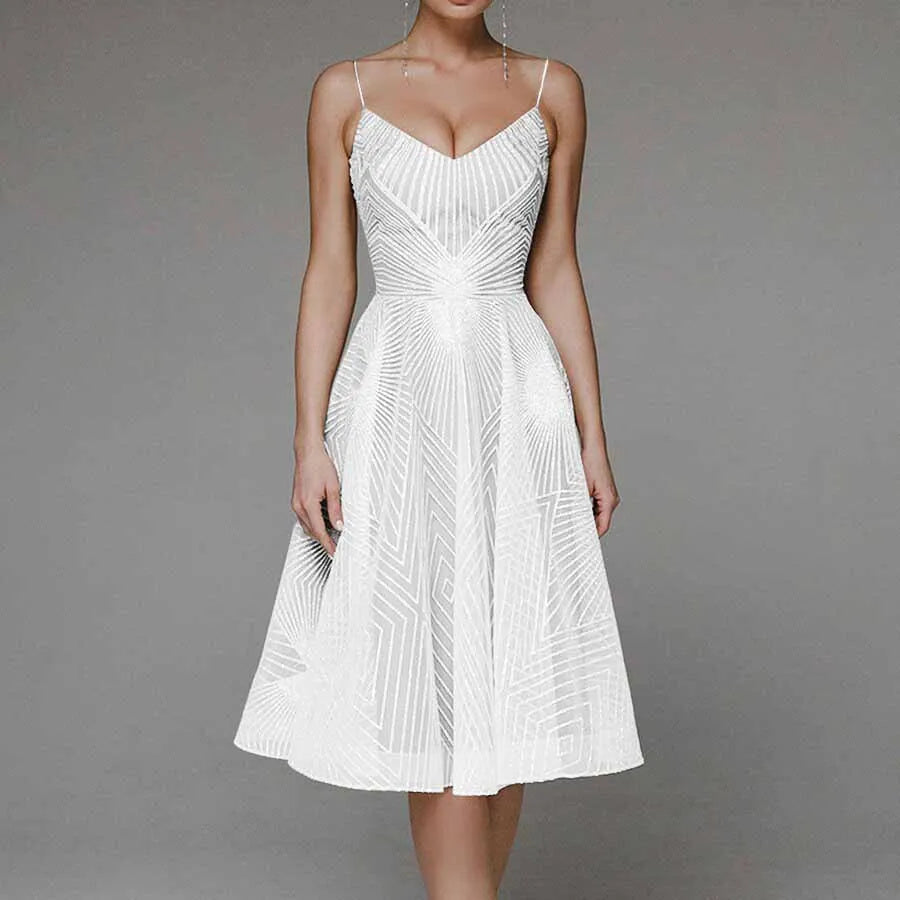 Larra™ | Elegantes Kleid mit offenem Rücken MOKKAKAI