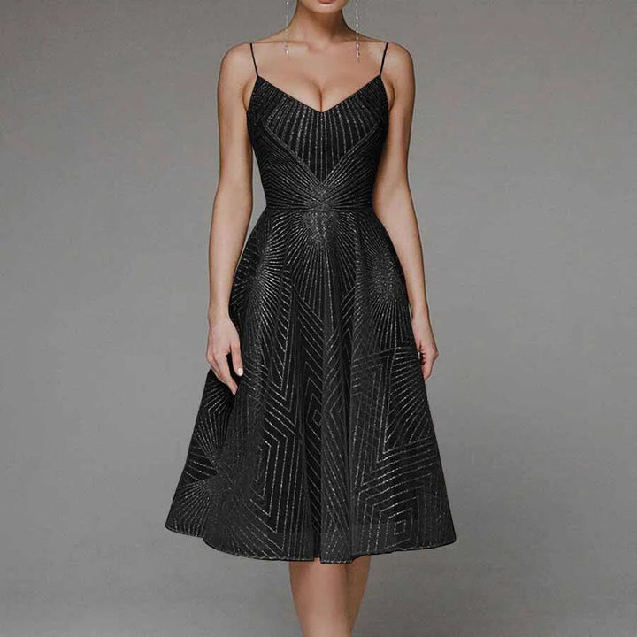 Larra™ | Elegantes Kleid mit offenem Rücken MOKKAKAI