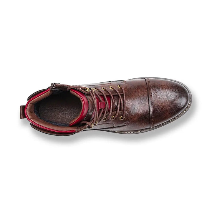 Leo™ - Handgefertigte Premium Oxford-Stiefel aus Leder MOKKAKAI