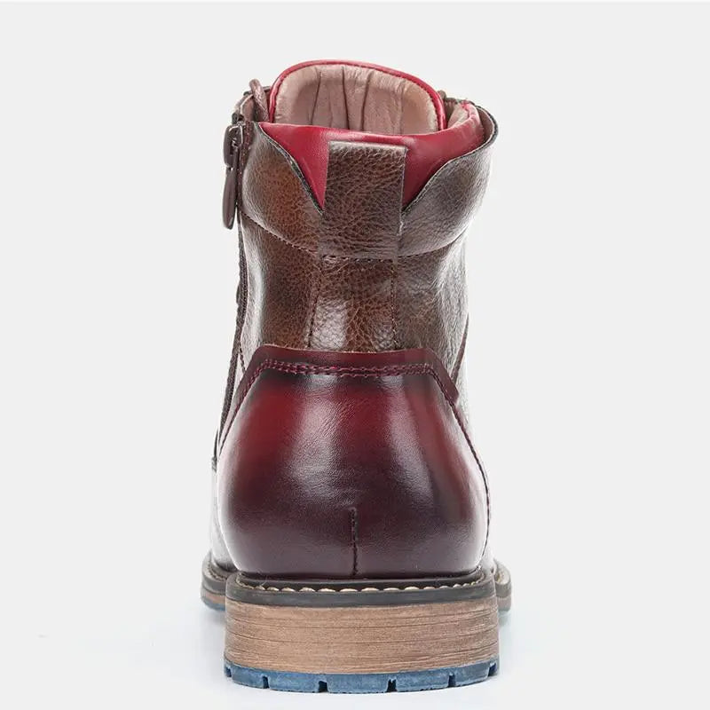 Leo™ - Handgefertigte Premium Oxford-Stiefel aus Leder MOKKAKAI