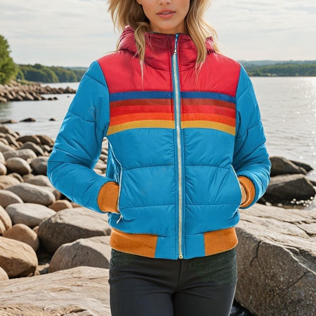 Roswitha - Retro-Parka mit Fellimitat-Kapuze MOKKAKAI