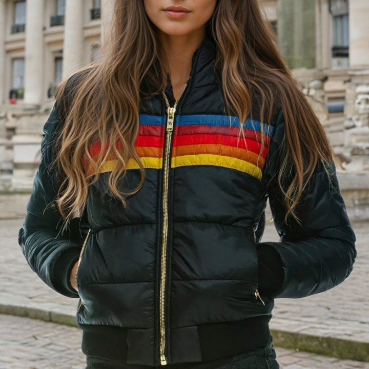 Roswitha - Retro-Parka mit Fellimitat-Kapuze MOKKAKAI
